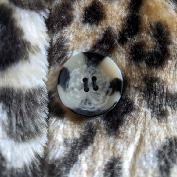 Vintage Pacific Rose Faux Fur Animal Print 3X/4X (22-26) - Picture 2 of 4